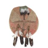 Joseph No Two Horns Inspired Painted Hide Shield