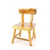 Red Lodge Montana Cedar Log Turquoise Chair