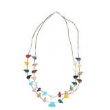Zuni Raymond Gaspar Double Strand Fetish Necklace