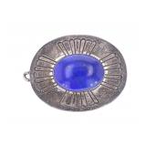 Navajo Tommy Jackson (B. 1958) Lapis Lazuli Buckle