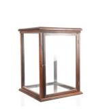 Ed McCabe Mahogany Curio Doll Display c. 1963