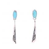 Navajo Sterling & Turquoise Earrings