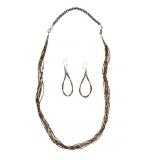 Vintage Pueblo Tortoise Agate Set by Taraino