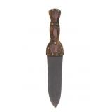American Indian Copper Overlaid Dag Knife 19th-C.
