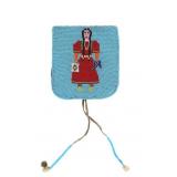 Ca. 1900 Yakima Beaded Pictorial Beaded Flat Bag