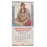 Great Northern Railway Calendar Winold Reiss 1953