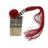 Late-19th C. Southern Chinese Yao Bone Comb