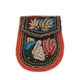 19th C. Haudenosaunee (Iroquois) Beaded Flat Bag