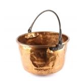 19th C. Large Dovetail Copper Confectionary Pot