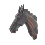 19th-century Saddlery Trade Sign Carved Horse Head