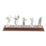 Don Polland Limited Ed. "Five Chiefs" Fine Pewter