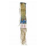 Beautiful Plains Beaded & Quilled Hide Pipe Bag
