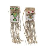 Sioux Beaded Hide Medicine Pouches
