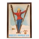 Flexible Flyer Lithograph Advertisement 1940