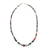 Navajo Tommy Singer Multistone Graduated Necklace