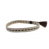 MT, Deerlodge Prison Hitched Horse Hair Hatband