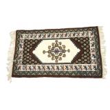 Tunisian Zarbia Hand Woven Runner Rug Ca. 1980