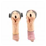 Taos Pueblo Juan Sandoval Sculpted Pottery Figures