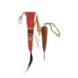 Northern Plains Fully Quilled Awl Case ca. 1950