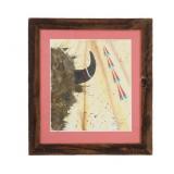 Leland Stewart (Montana Crow, (1955-2021) Original