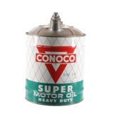Continental Oil Co. Conoco 5 Gallon Oil Can 1980s