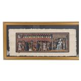 Egyptian Papyrus Art, "The Final Judgement", Khedr