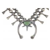 A Classic Navajo Squash Blossom by G. Mitchell