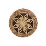 Vintage Salish C. Kwaterowsky Pine Needle Basket