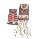 Southern Plains Quilled Strike-A-Lite Bags (2)