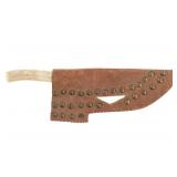 Ca. 1940 Blackfoot Brass Tack Sheath & Knife