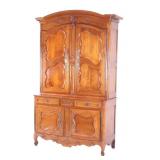 Rare 18th C French Provincial Louis XV Oak Buffet