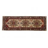 Heriz Serapi Persian Hand Knotted Wool Runner