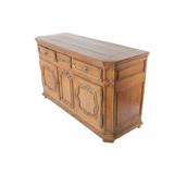 Rare 18th Century Louis XV Oak Buffet
