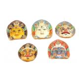 Nepalese Hindu God & Goddess Clay Adornments