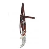 Western Kelly Silver Star Fancy Pony Bridle c1970