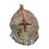 Ca. 1890 Sioux Ghost Dance Beaded Medicine Bag