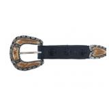 Lee Downey Mammoth Tusk 22K Sterling Buckle