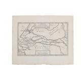Ca. 1734 Dutch Map of Roman Empire Highways