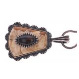 C. Pollack Sterling, Jasper & Tigers Eye Necklace