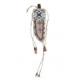Ca. 1870 Northern Cheyenne Beaded & Quilled Sheath