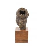 "Lion" Mounted Bronze Sculpture by Shoor c. 1985