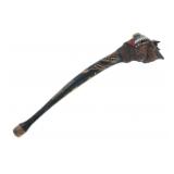 C. 1950 Penobscot Hand-Carved Polychrome Root Club