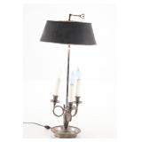 Antique French Empire Bouillotte Lamp - Three Arm