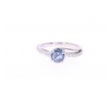 Frederic Sage Yogo, Diamond & 14K White Gold Ring