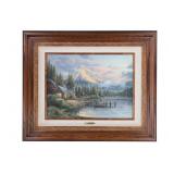 Thomas Kinkade (1958-2012) Lakeside Hideaway