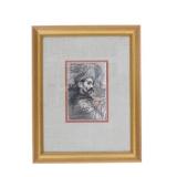 Original Charcoal Drawing, "Charcoal Bandit"