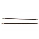 WWII USMC Officers Sterling Silver Swagger Sticks