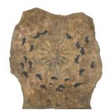 19th-century Plains Buffalo Painted Hide Robe