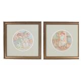 Original Signed Jessica Zemsky Watercolours (2)