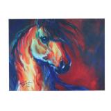 2011 Stallion Red Dawn Giclee on Canvas by Baldwin